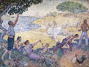 Paul Signac in the time of harmony France oil painting artist
